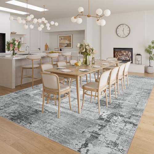 9x12 Area Rug (Black Gray / 9' x 12' (Rectangular))