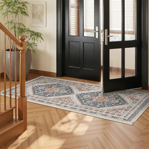 2x5 Rug Runner Non (Blue / 2' x 5' (Runner))