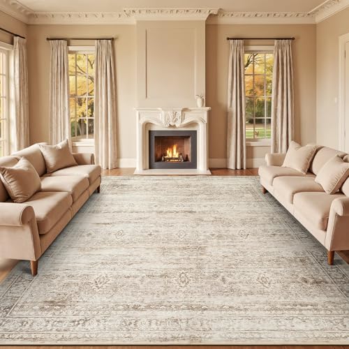 8x10 Area Rug for Living Room (Beige / 8' X 10' (Rectangular))