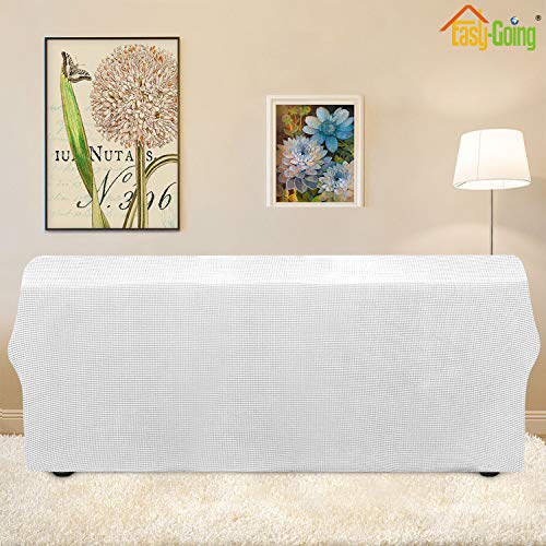 Stretch Couch Covers for Sofa Washable Large Snow White (Large Sofa / Snow White)