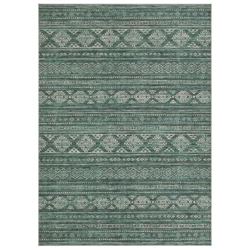 7x9 Area Rugs Living Room (Dark Green / 7' X 9' (Rectangular))