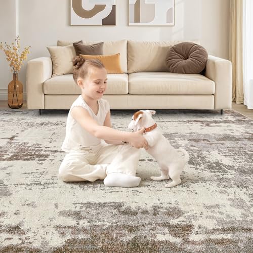 8x10 Area Rug Living Room Rugs (Brown/Grey/Beige / 8' x 10' (Rectangular))