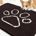 Dog Door Mat for Muddy Paws 30x20 (Brown / 30" X 20")
