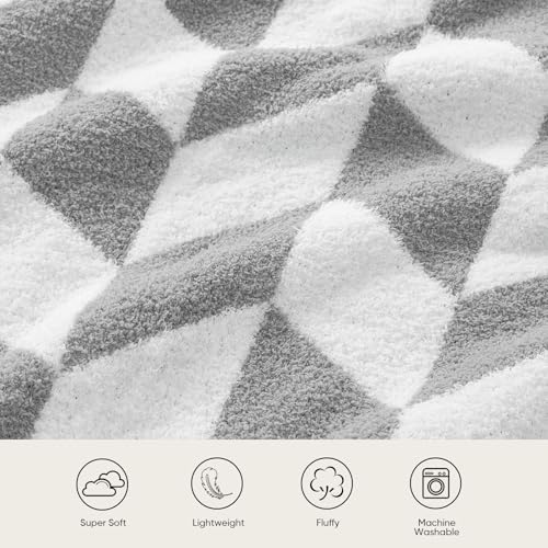 Chevron Throw Blanket for Couch (Chevron Grey / Throw (50"x60"))