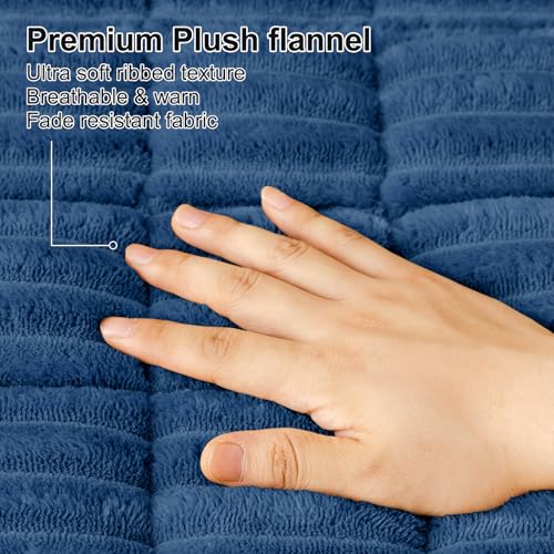 Couch Cover for Dogs (Navy Blue / 27.6"x59")