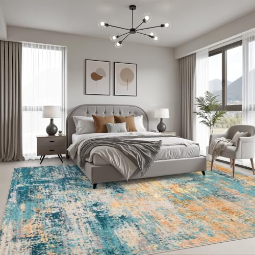 8x10 Area Rug Living Room (Rosy Haze / 8' x 10' (Rectangular))