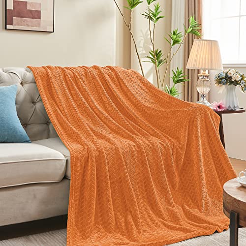 Fall Throw Blanket (Rust / Throw/Travel-50x60 IN)
