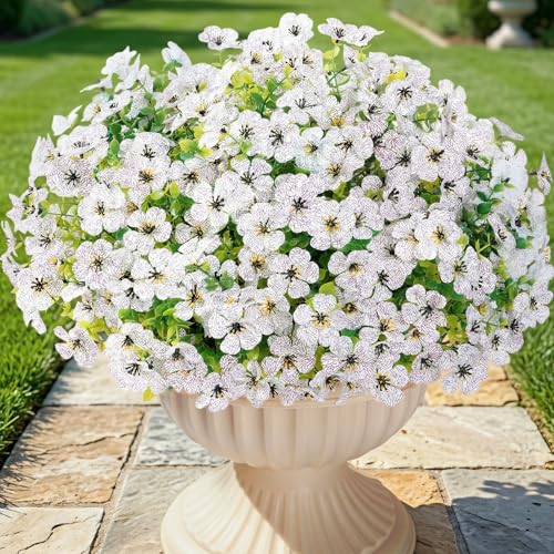 Artificial Flowers for Outdoor (White)