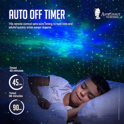 Astronaut Galaxy Projector Space Light (Yellow)