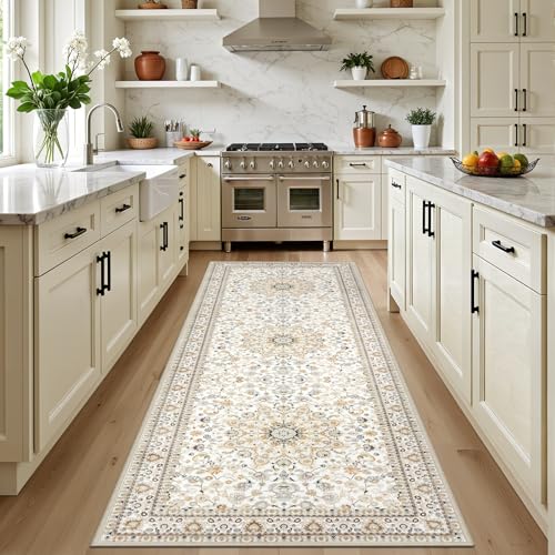Hallway Runner Rug (Beige / 2'6" x 8' (Runner))