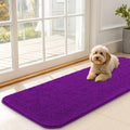 Dog Door Mat for Muddy Paws 47x17 (Purple / 47" X 17")