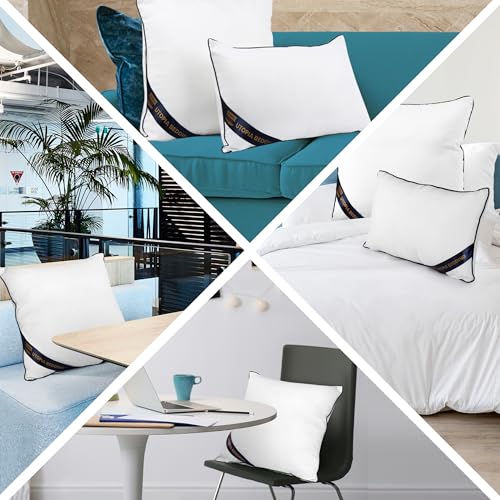 Premium Piping Throw Pillows 26x26 (26x26 Inch)