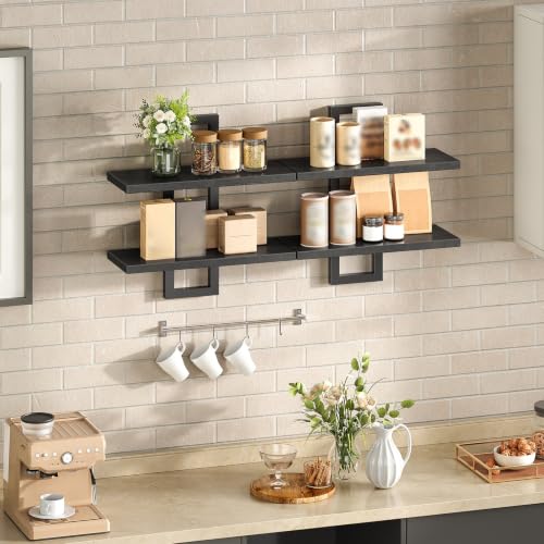 Floating Shelves (Black)