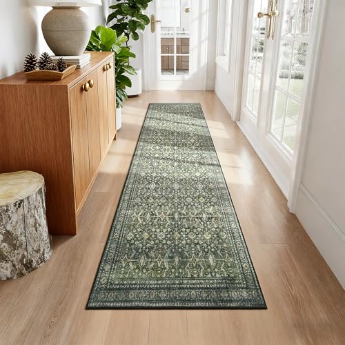 2x6 Area Rugs for Hallways (Green / 2' X 6' (Rectangular))
