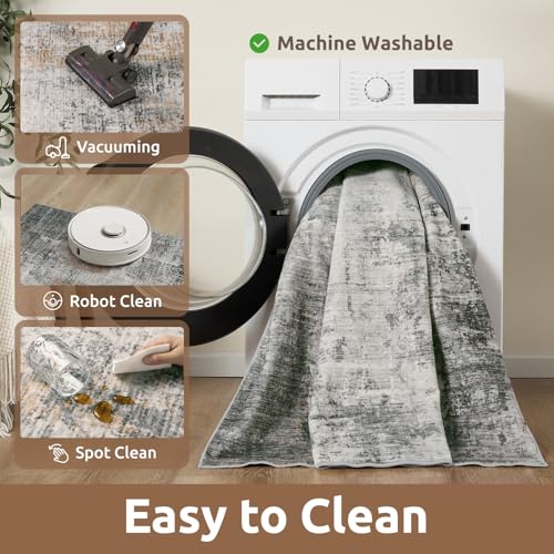 9 x 12 Area Rugs for Living Room (Grey / 9' x 12')