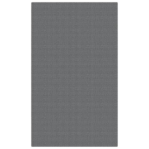 Rugs for Entryway 3x5 ft Washable Area Rug Non Slip Rubber Backed Entry Rug Woven Indoor Door Mat Cotton Kitchen Rugs Floor Carpet for Entryway (Grey/Dark Grey / 3' x 5' (Rectangular))