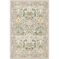 HY HAOYUNLAI Folral Washable 2x6 Kitchen Runner Rug Non (2' x 6' (Rectangular) / Floral/Ivory)