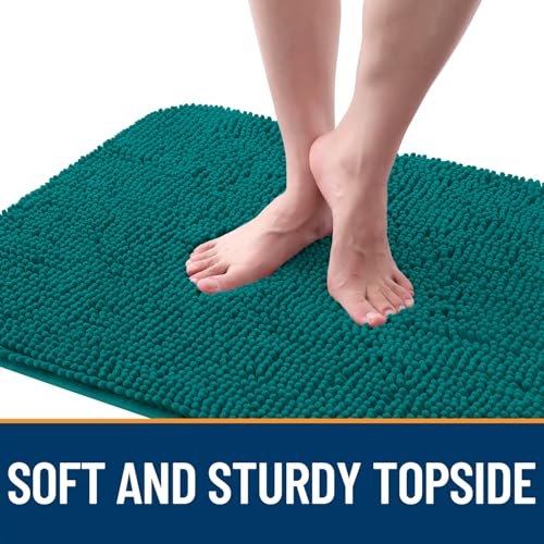 Dog Door Mat for Muddy Paws 32x20 (Lake Blue / 32" X 20")