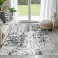 4x6 Area Rugs for Living Room Washable Bedroom Dining Room Black Grey Gold (Black Grey/Gold / 4' x 6' (Rectangular))