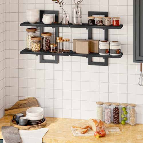Floating Shelves (Black)