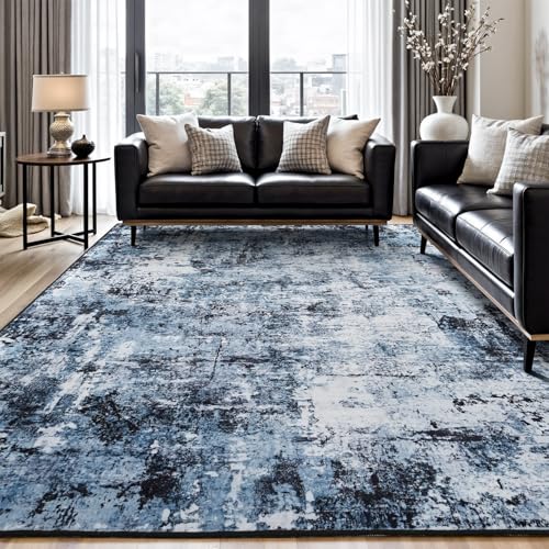 10x14 Area Rugs for Living Room (01-ocean Blue / 10' x 14' (Rectangular))