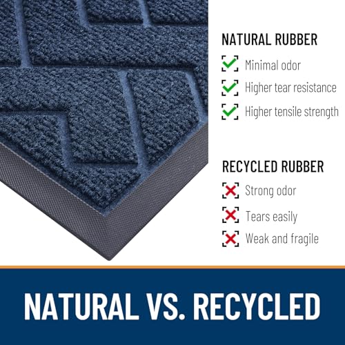 Front Door Mat Outside 59x23 (Blue / 59" x 23")