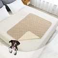 Waterproof Dog Bed Cover Pet Blanket for Furniture Bed Couch Sofa Reversible (40x50 Inch (Pack of 1) / Cream+beige)