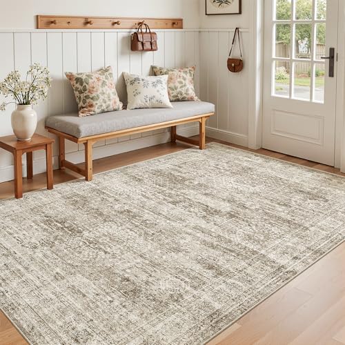 3x5 Rugs Non Slip (Brown / 3' x 5' (Rectangular))