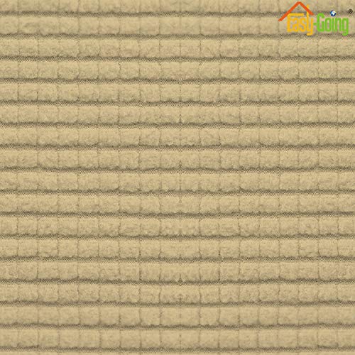 Stretch Loveseat Couch Covers Washable Beige (Medium Loveseat / Beige)