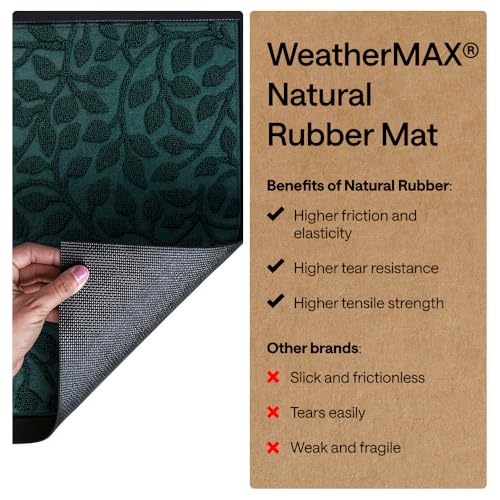 WeatherMAX Door Mat (Moss Vine Leaves / 29" x 17")