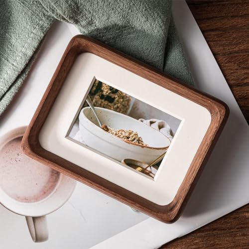 3.5x5 Picture Frame with 2.5x3.5 Mat (Walnut / 3.5X5)