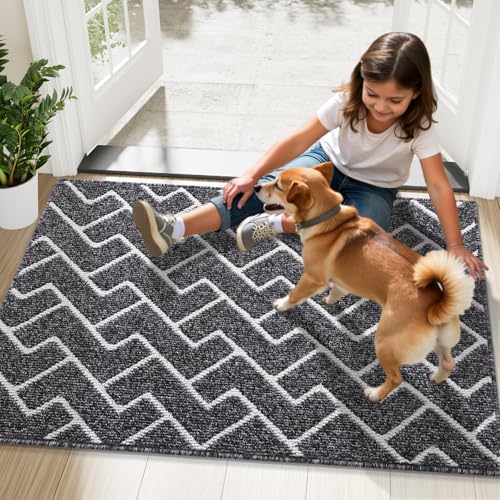 Front Door Mat 48x32 (Black / 48" X 32")