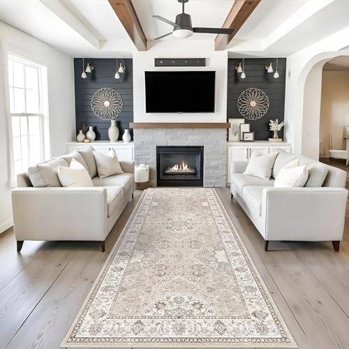 4x10 Hallway Wide Runner Rug (4' x 10' (Rectangular) / Beige)