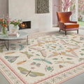 Pastel Pink Girls Rugs for Bedroom 6x8 (6' x 8' (Rectangular) / Beige Pink)