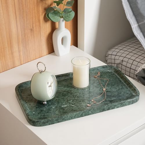 Marble Vanity Tray (14" Green)