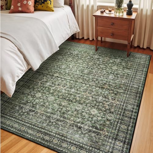 6x9 Area Rugs for Living Room Bedroom (Green / 6' X 9' (Rectangular))