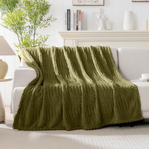 60x80 Inch Green Twin Blanket (Green / Twin(60x80))