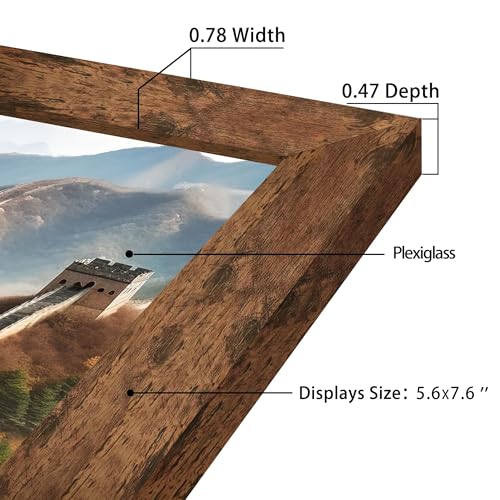 6x8 Picture Frame (Brown / 6x8)