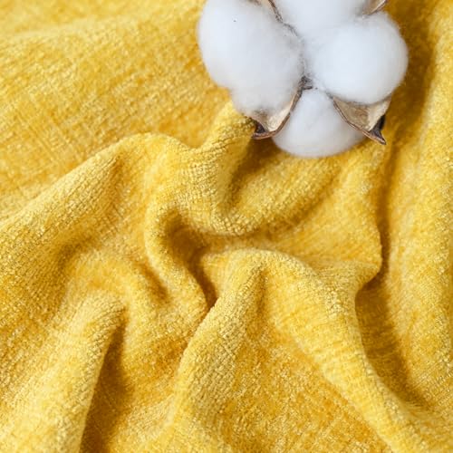Decorative Throw Pillow Covers 26 X 20 Inches Mustard Yellow (26" x 20" (Pack of 2) / Mustard Yellow)