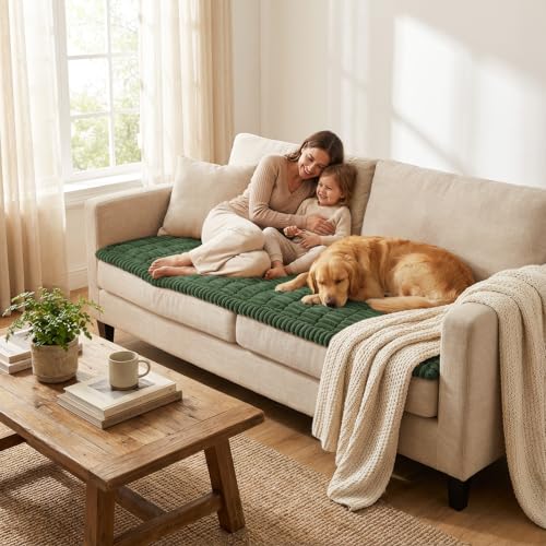 Couch Cover for Dogs (Dark Green / 27.6"x59")