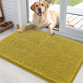 Dog Door Mat for Muddy Paws 36x24 (Mustard Yellow / 36" X 24")