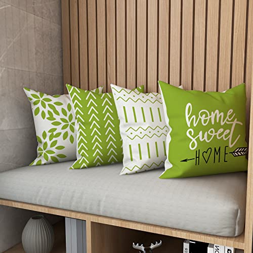 Pillow Covers 20x20 Set of 4 (Sage Green / 20" x 20" (Pack of 4))
