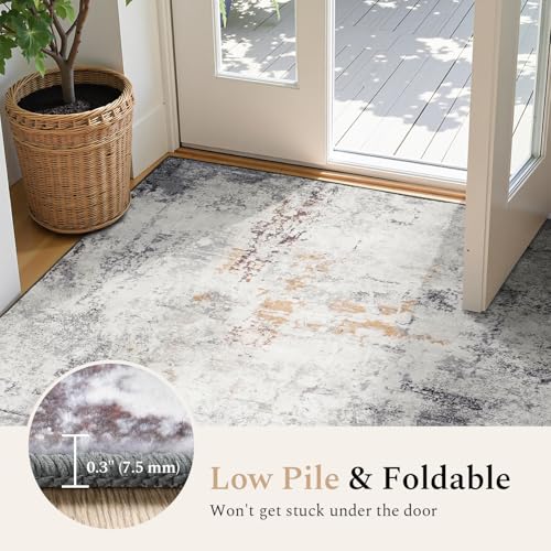 5x7 Area Rugs for Living Room (Sandstone Beige Grey / 5' x 7' (Rectangular))