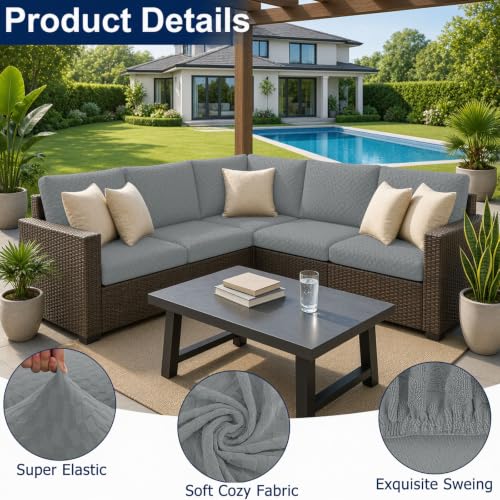 Stretch Cushion Covers for Sofa