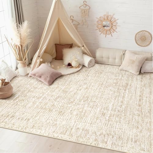 6x9 Area Rugs for Living Room (Beige / 6' x 9' (Rectangular))