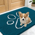 Dog Door Mat for Muddy Paws 24x16 (Atlantic Blue / 24" X 16")