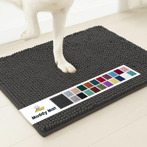 Super Water Absorbent Door Mat Indoor (Charcoal / 48" x 72")