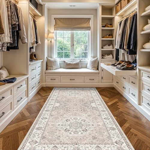 Washable 4x8 Hallway Runner Rug (4' x 8' (Rectangular) / Beige)
