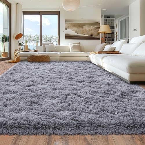 Rugs for Living Room 8x10 (8' x 10' (Rectangular) / Grey)