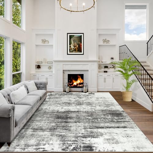 8x10 Area Rugs for Living Room (Black/Grey / 8' x 10' (Rectangular))